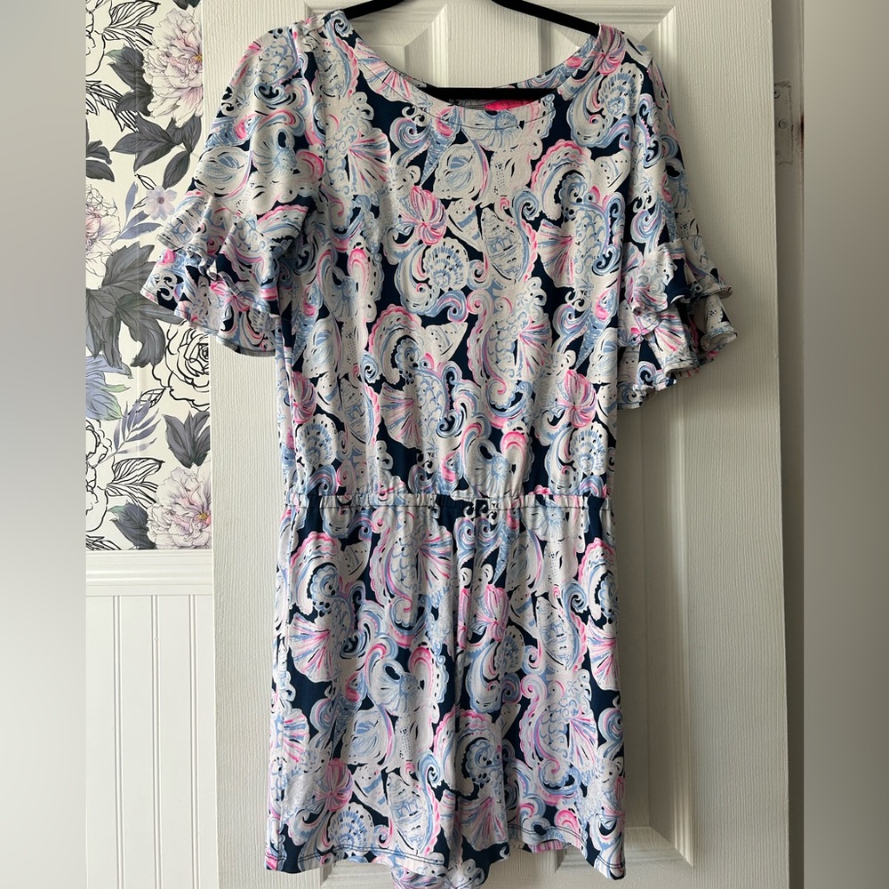 Lily Pulitzer Floral Paisley Romper